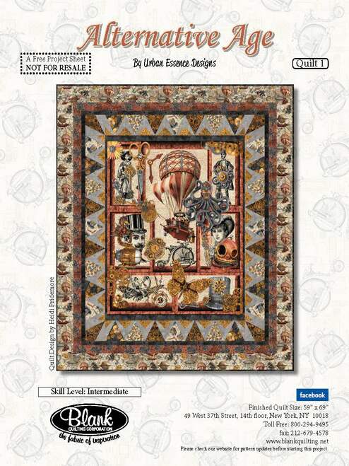 June Taylor Quilt As You Go Placemats, Set of 6 - Venice