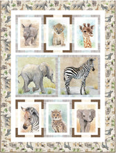 Load image into Gallery viewer, Baby Safari Animals by P&B Panel, 2 Block BSAN-4841-PA, by the Panel