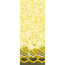Load image into Gallery viewer, Buzzworthy Border by Kanvas Studio for Benartex Metallic Yellow 9973M33 - Little Turtle Cottage