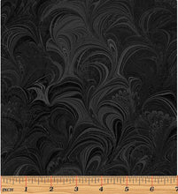 Load image into Gallery viewer, Benartex Poured Color Cosette Black 12355-12, by the yard