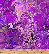 Load image into Gallery viewer, Benartex Poured Color Cosette Violet/Multi 12355-60 Little Turtle Cottage
