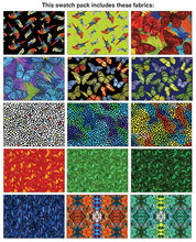 Load image into Gallery viewer, Benartex Rainforest Strip-pies 2-1/2" x 44" Strips Jelly Roll, Little Turtle Cottage