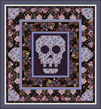 Load image into Gallery viewer, Bones Collection by Studio E Large Floral & Bones Dusty Rose 7113-21, by the yard
