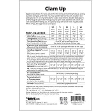 Load image into Gallery viewer, Clam Up Pattern from ByAnnie.com PBA275