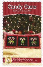 Load image into Gallery viewer, Candy Cane Bench Pillow Pattern SF49822 - Little Turtle Cottage