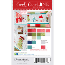 Load image into Gallery viewer, Kimberbell Designs - Candy Cane Lane Bench Pillow Pattern Sewing Version KD198
