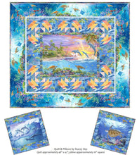 Load image into Gallery viewer, Weekend in Paradise Dolphin Turtle Panel WPAR 4580 PA P&B Textiles - Little Turtle Cottage
