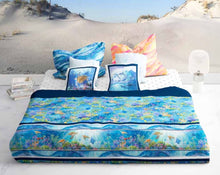 Load image into Gallery viewer, Weekend in Paradise Mist Blue WPAR 4584 P&amp;B Textiles - Little Turtle Cottage
