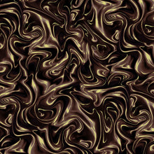 Load image into Gallery viewer, Chocolicious by Kanvas Studio for Benartex, Chocolate Bliss Chocolate/Gold 9847-77, by the yard