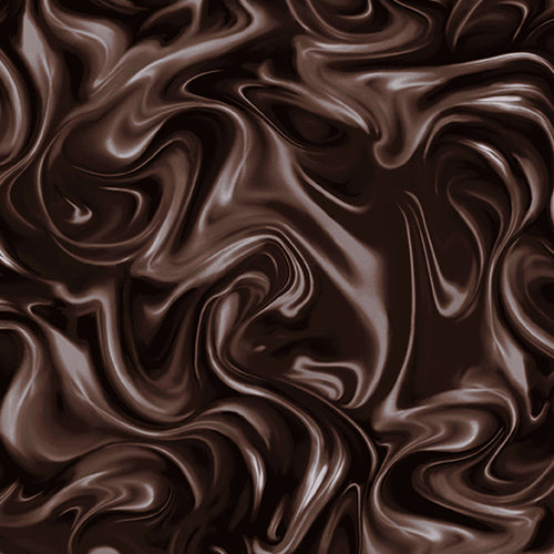 Chocolicious by Kanvas Studio for Benartex, Chocolate Bliss Dark 9847-79 - Little Turtle Cottage