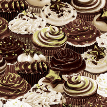 Load image into Gallery viewer, Chocolicious by Kanvas Studio for Benartex, Cupcake Dreams 9851-77 - Little Turtle Cottage