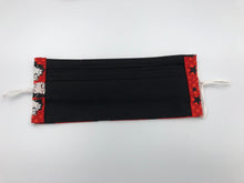 Load image into Gallery viewer, Face Mask 4 layer Pleated - adjustable, with Filter Pocket & Nose Wire, Lanyard, Betty Boop - Little Turtle Cottage