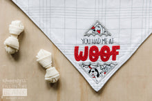 Load image into Gallery viewer, Fill In The Blank Pet Kerchief August You had me at - Little Turtle Cottage