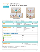 Load image into Gallery viewer, Fill In The Blank Pet Kerchief August You had me at - Little Turtle Cottage