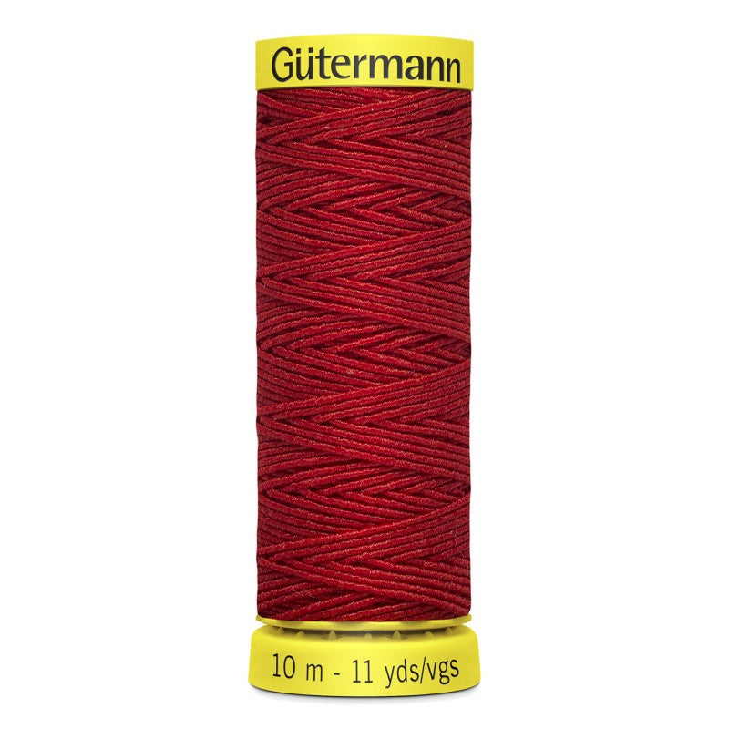 Gutermann Elastic Sewing Thread-Red 11 yds