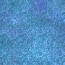 Load image into Gallery viewer, Resplendent Blue Paisley Tonal 8JYO-2 by Jason Yenter - Little Turtle Cottage