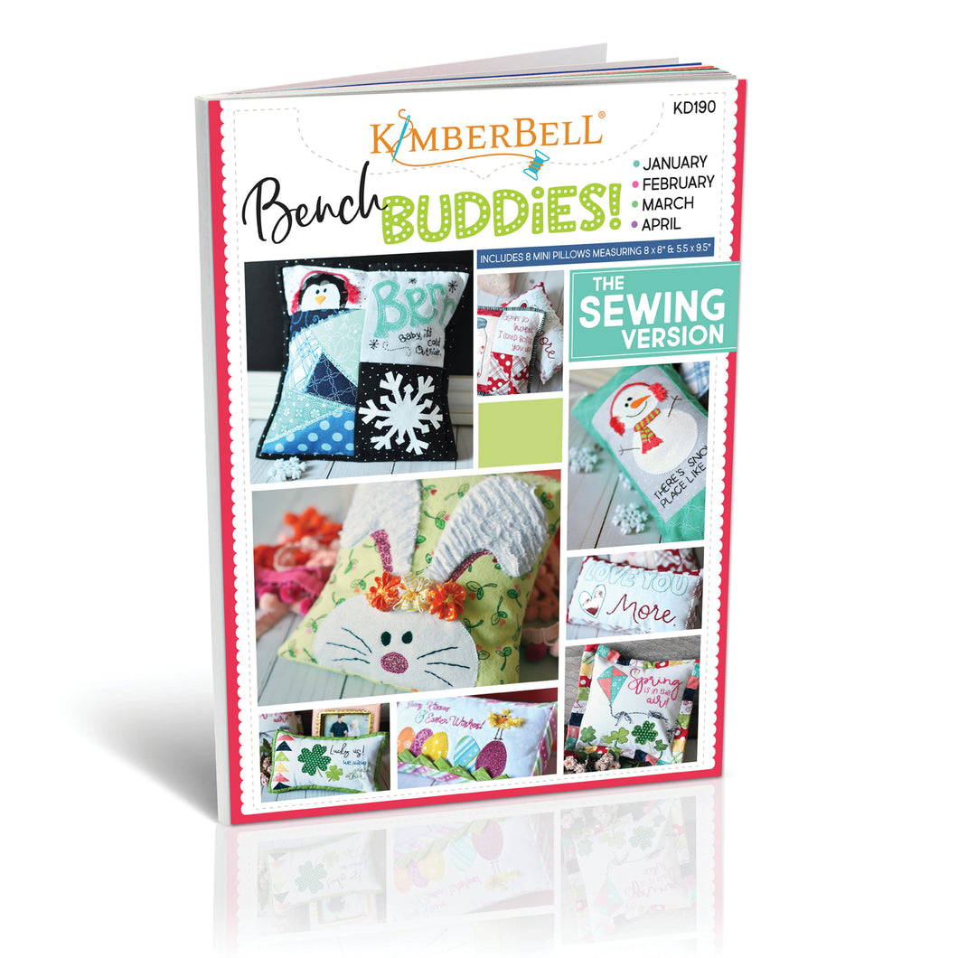 Kimberbell Designs Bench Buddies Patterns January-April, Sewing Version KD190