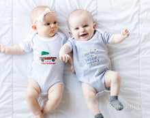 Load image into Gallery viewer, Kimberbell Baby Bodysuit set of 2, Grey or Peach, Ready for Applique or Embroidery of your design