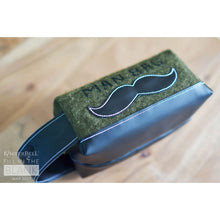 Load image into Gallery viewer, Kimberbell Fill In The Blank "Man Bag" Felt Zipper Pouch Blank + Free embroidery Design, May