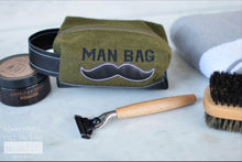 Load image into Gallery viewer, Kimberbell Fill In The Blank "Man Bag" Felt Zipper Pouch Blank + Free embroidery Design, May