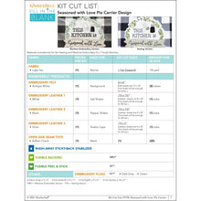 Load image into Gallery viewer, Kimberbell Fill In The Blank "Seasoned With Love Pie Carrier" + FREE embroidery Design December