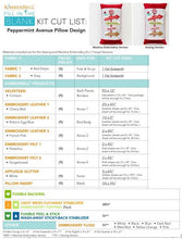 Load image into Gallery viewer, Kimberbell Fill In the Blank Peppermint Avenue Pillow KDFB111 Little Turtle Cottage