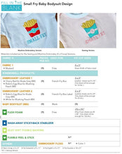 Load image into Gallery viewer, Kimberbell June Fill In The Blank Small Fries Baby Bodysuit KIDKB217, KIDKB218, KIDKB219