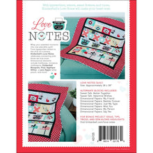 Load image into Gallery viewer, Kimberbell Love Notes Quilt Pattern KD725 | Little Turtle Cottage