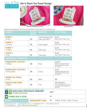 Load image into Gallery viewer, Kimberbell fill in the blank-February Life Tea Towel KIDFB102