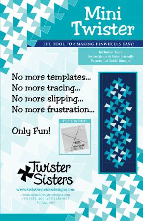 Mini Twister Pinwheel by Twister Sisters Designs - Little Turtle Cottage