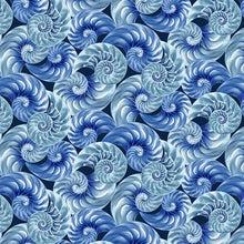 Load image into Gallery viewer, Blank Quilting Natural Beauties-Sea Shell Blue 1797-75 - Little Turtle Cottage
