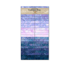 Load image into Gallery viewer, Northcott Stonehenge Gradations Twilight 2-1/2" x 44" Strips Jelly Roll SSTONE 40-66 - Little Turtle Cottage