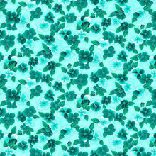 Load image into Gallery viewer, Blank Quilting Ovarian Cancer Inspiration Pansy Metallic 1764M-76, by the yd