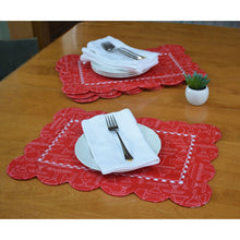 Load image into Gallery viewer, Scalloped Placemats Pattern by Poor House Quilt Designs
