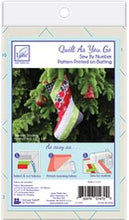 Load image into Gallery viewer, Quilt As You Go Holiday Stocking Striped JT-1470
