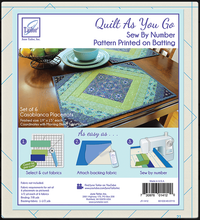 Load image into Gallery viewer, Quilt As You Go Placemats Casablanca JT-1412
