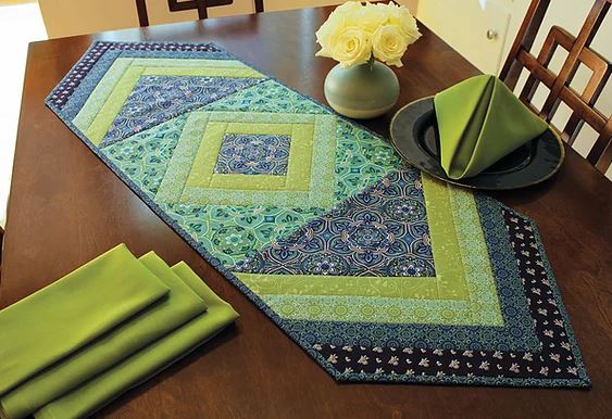 June Tailor "Quilt As You Go" Table Runner - Morning Blend JT-1410 ...