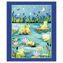 Load image into Gallery viewer, Paul's Pond by Susybee for Clothworks 36" Quilt Panel SB20405-780 - Little Turtle Cottage