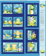 Load image into Gallery viewer, Paul's Pond by Susybee for Clothworks Storybook Panel SB20406-950, by the Panel