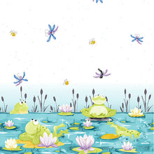 Load image into Gallery viewer, Paul's Pond by Susybee for Clothworks Double Border SB20407-930, by the Yard