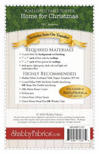 Load image into Gallery viewer, Scalloped Table Topper - Home For Christmas - Pattern & Iron On Transfer SF71337 - Little Turtle Cottage