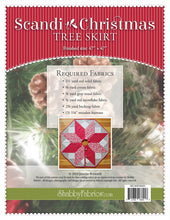 Load image into Gallery viewer, Scandi Christmas Tree Skirt Pattern | Little Turtle Cottage
