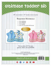 Load image into Gallery viewer, Ultimate Toddler Bib Pattern, Reversible | Little Turtle Cottage

