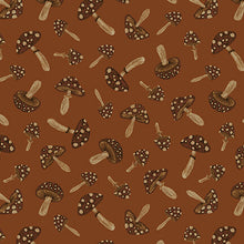 Load image into Gallery viewer, Dark Forest by Studio E Mushrooms Brown 6275-38 - Little Turtle Cottage
