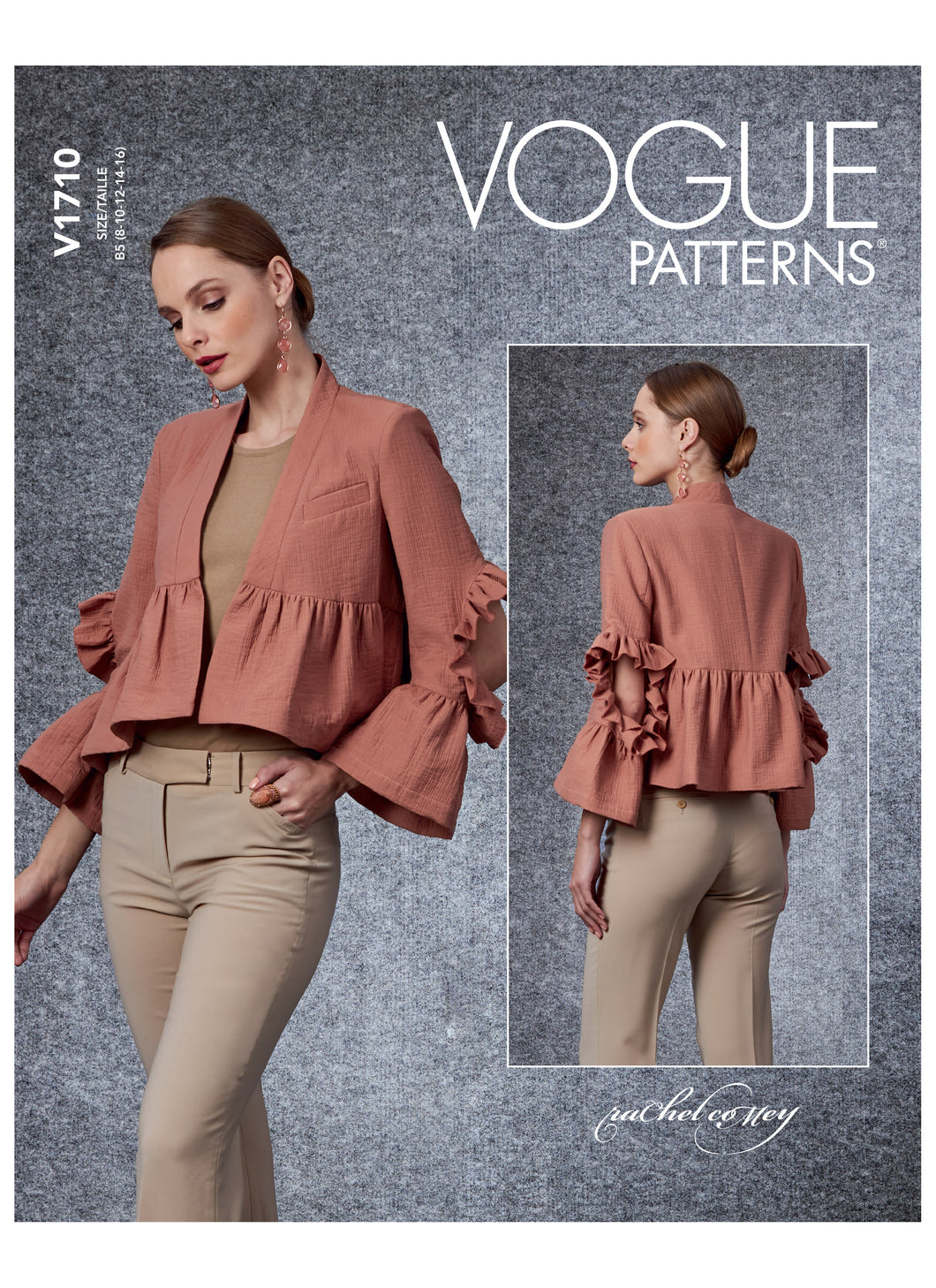 Vogue Pattern V1710 Misses Jacket