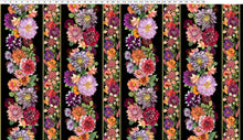 Load image into Gallery viewer, Tina's Garden Digital Pictorial Strip by Clothworks Y3675-55 - Little Turtle Cottage