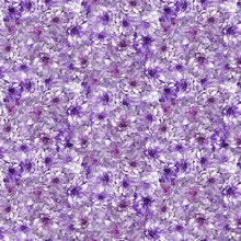 Load image into Gallery viewer, Tina&#39;s Garden Packed Tonal Dahlias Purple by Clothworks Y3680-27 - Little Turtle Cottage
