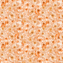 Load image into Gallery viewer, Tina&#39;s Garden Packed Tonal Dahlias Light Orange by Clothworks Y3680-35 - Little Turtle Cottage

