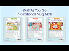 Load and play video in Gallery viewer, June Taylor &quot;Quilt As You Go&quot; Log Cabin Mug Mats JT-1472
