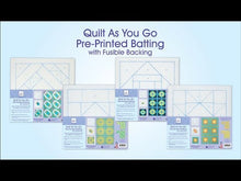 Load and play video in Gallery viewer, June Tailor "Quilt As You Go" Quilt Block 6 blocks/pkg - London Labyrinth JT-1406